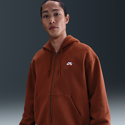 Nike SB Full-Zip Fleece Skate Hoodie. Nike ID